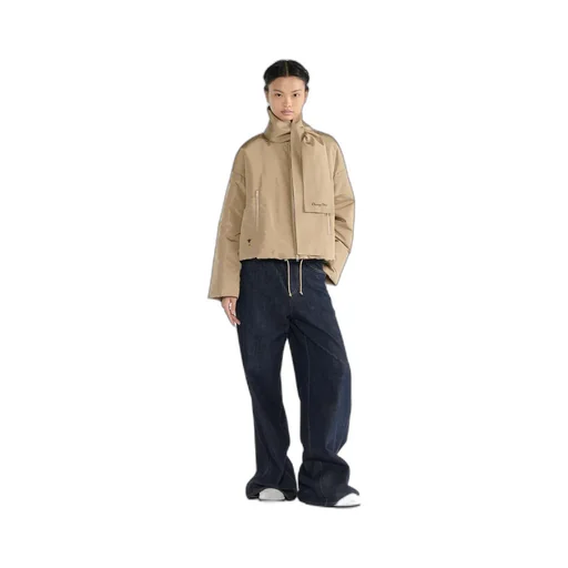 Jacket With Scarf Collar