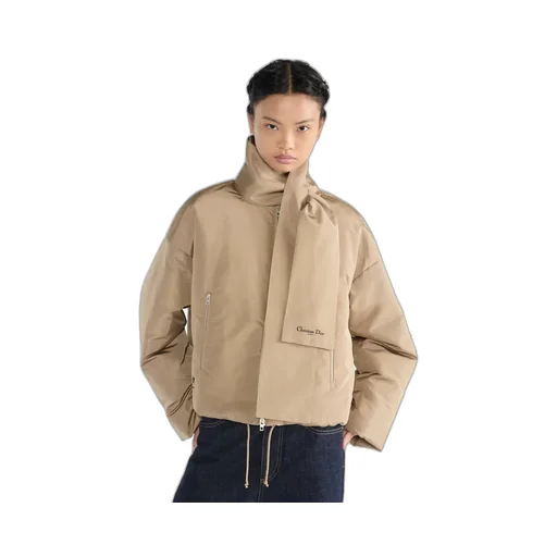 Jacket With Scarf Collar