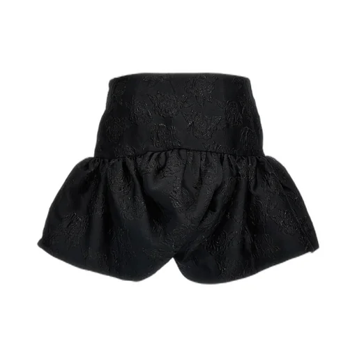 Rotate Monogram Jacquard Mini Skirt