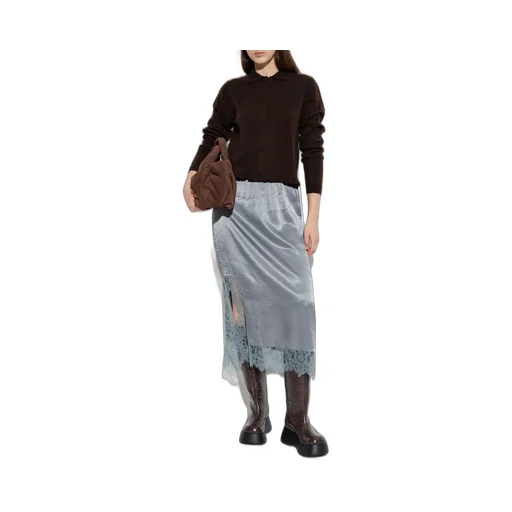 Rotate Frilled Hem Cardigan