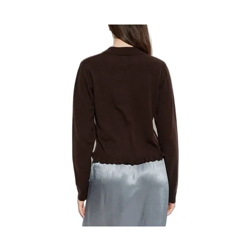 Rotate Frilled Hem Cardigan