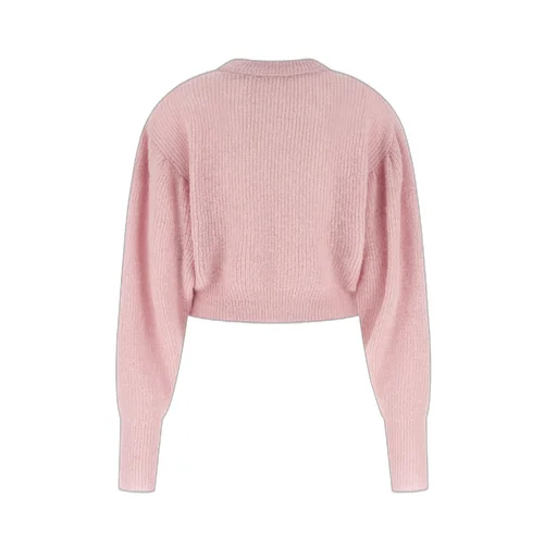 Rotate Logo Patch Crewneck Knitted Jumper