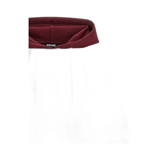 Rotate Terry Back Cropped Hoodie