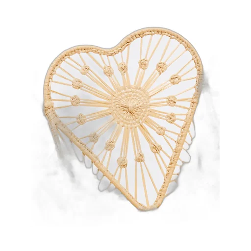 Set Of Two Baskets With Heart Motif