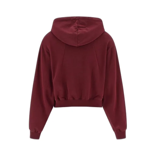 Rotate Terry Back Cropped Hoodie