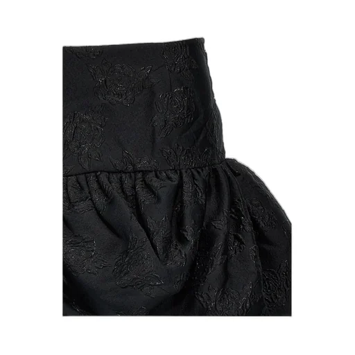 Rotate Monogram Jacquard Mini Skirt