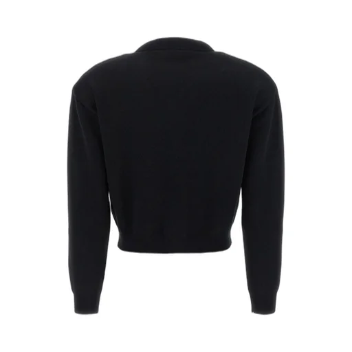 Rotate Logo Lettering Crewneck Cardigan