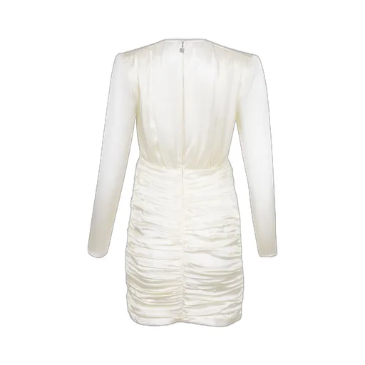 Rotate Ruffled Silk Dress