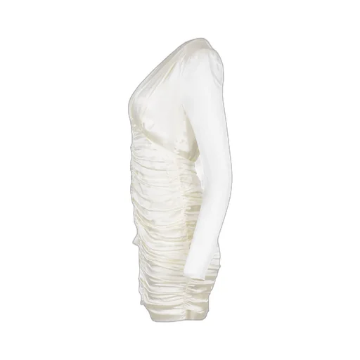 Rotate Ruffled Silk Dress