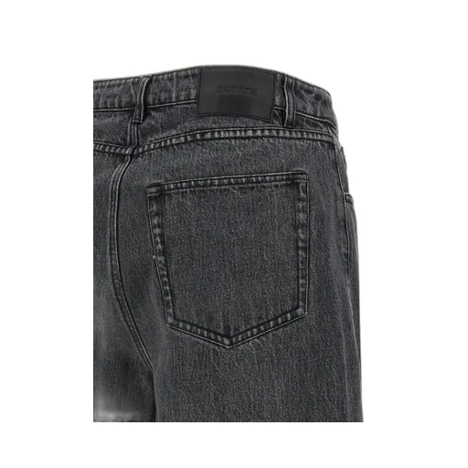 Rotate Laced Straight-Leg Jeans