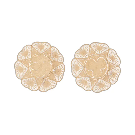 Set Of Two Baskets With Heart Motif