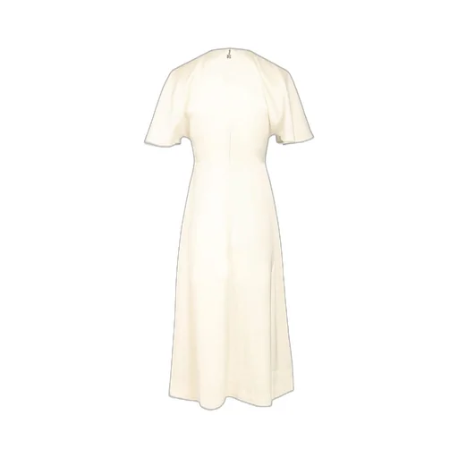 Rotate Satin Slit Midi Dress