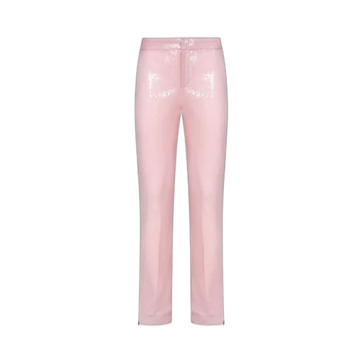 Rotate Mid-Rise Sequin-Embellished Trousers