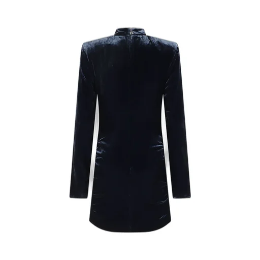 Rotate Silk Velvet Mini Dress