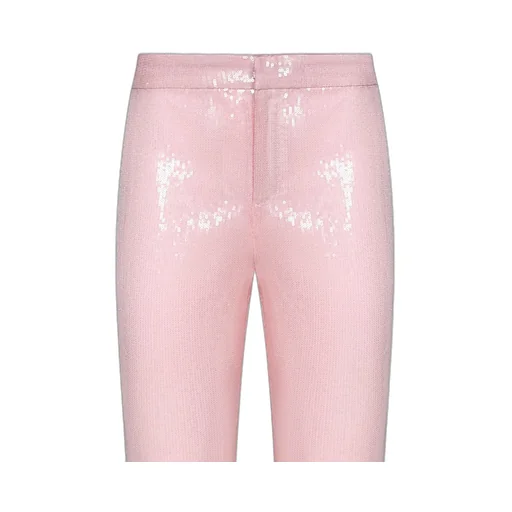 Rotate Mid-Rise Sequin-Embellished Trousers