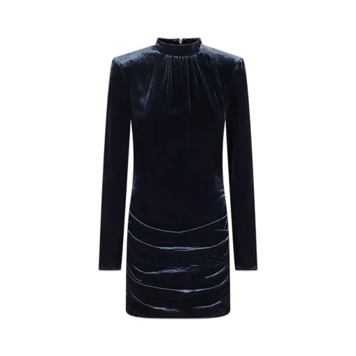 Rotate Silk Velvet Mini Dress