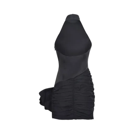 Rotate Draped Bow Mini Dress