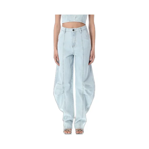 Rotate Cargo Denim Trousers