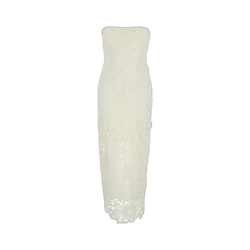 Rotate Long Dress With Lace Back Slit