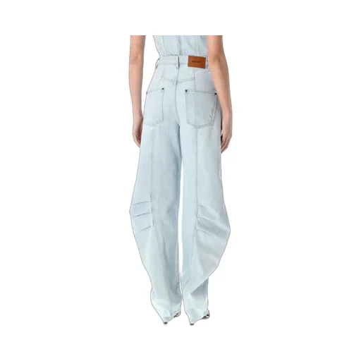 Rotate Cargo Denim Trousers