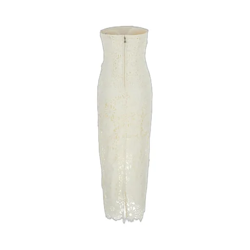 Rotate Long Dress With Lace Back Slit