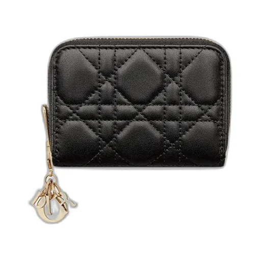 Small Lady Dior Voyageur Coin Purse