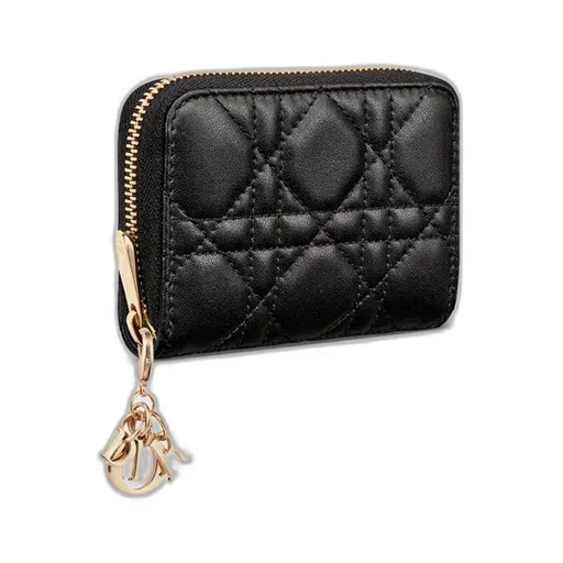 Small Lady Dior Voyageur Coin Purse