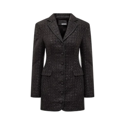 Rotate Sequin Bouclé Blazer Dress