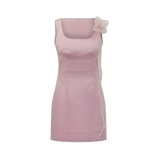 Rotate Satin Flower Dress