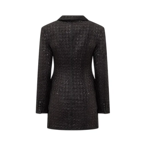 Rotate Sequin Bouclé Blazer Dress
