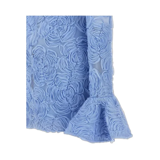 Rotate Floral-Appliqué Mini Dress