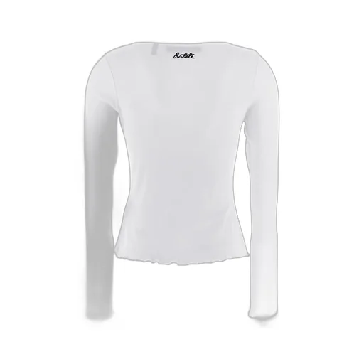 Rotate Buttoned Long Sleeve Top