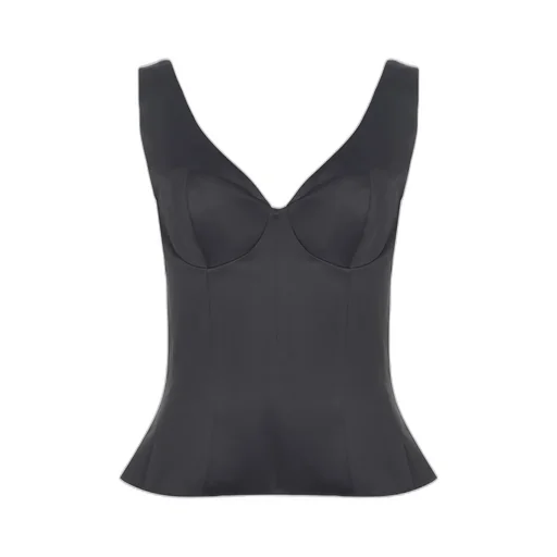 Rotate Sweetheart Ruffled Top