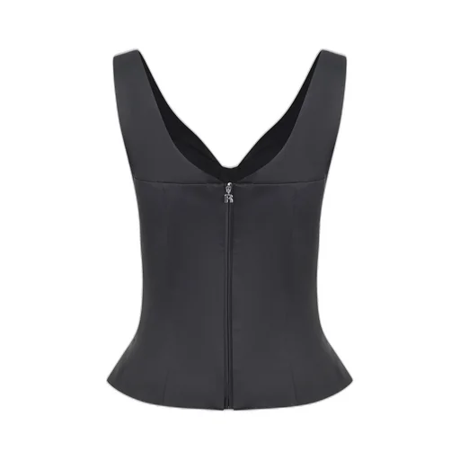 Rotate Sweetheart Ruffled Top