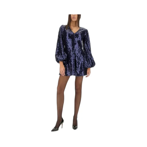 Rotate Sequin Embellished Mini Flowy Dress