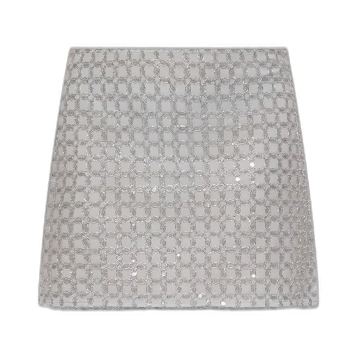 Rotate Skirt With Sparkling Appliques