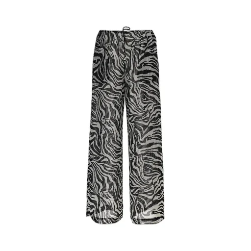 Rotate Light Straight Zebra Print Pants