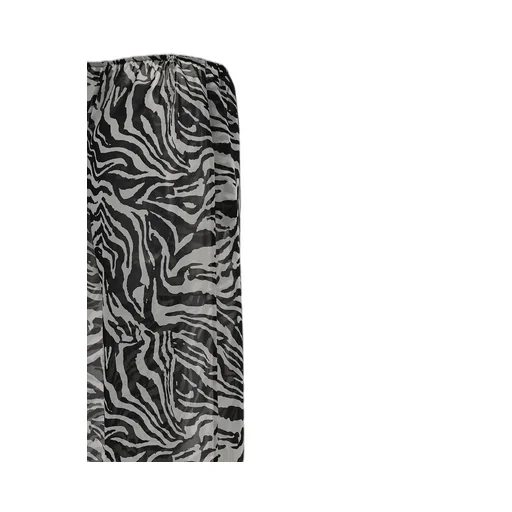Rotate Light Straight Zebra Print Pants