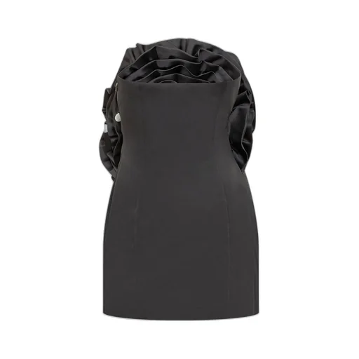 Rotate Ruffled One-Shoulder Dress