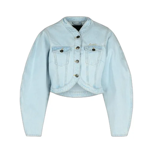 Rotate Round Sleeve Denim Jacket