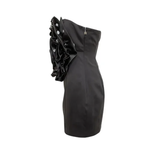 Rotate Ruffled One-Shoulder Dress