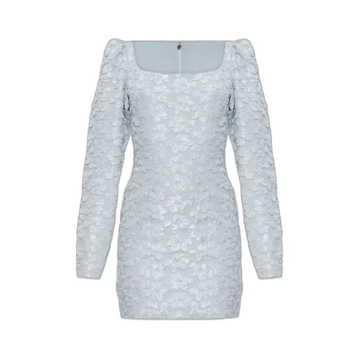 Rotate Long Sleeve Textured Dress