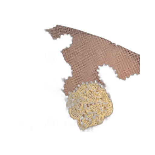 Rotate Skirt With Glittering Appliques