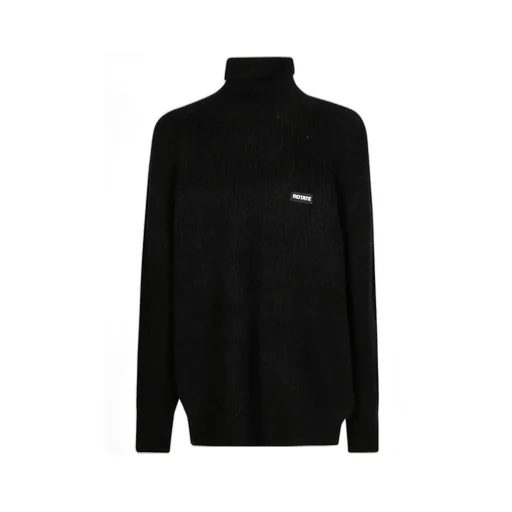 Rotate Logo Patch Turtleneck Jumper