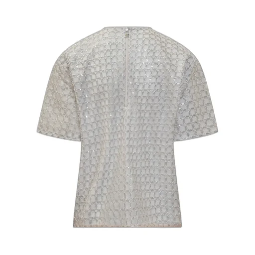 Rotate Beaded Oversized Top