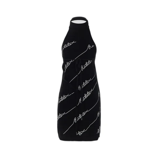 Rotate Sequin Logo Mini Dress