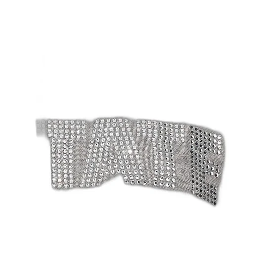 Rotate Logo Embellished Knitted Cropped Jumper
