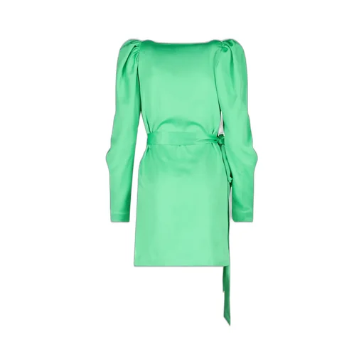 Rotate Bridget V-Neck Wrap Mini Dress