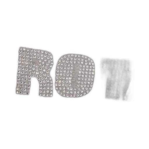 Rotate Logo Embellished Knitted Cropped Jumper