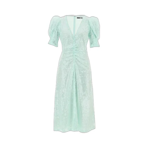 Rotate V-Neck Sequins Midi Dress